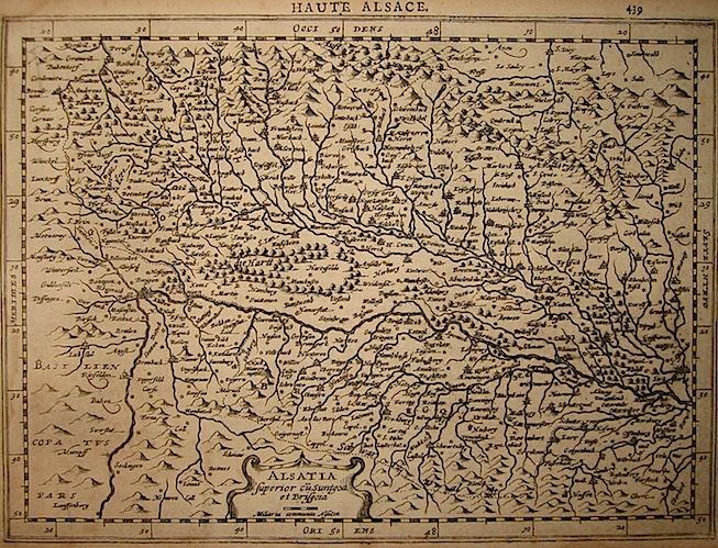 Mercator Gerard - Hondius Jodocus Alsatia superior... 1630 Amsterdam
